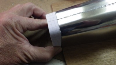 Traçage du gabarit de calandre en bristol