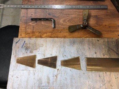 découpe de trois trapèzes