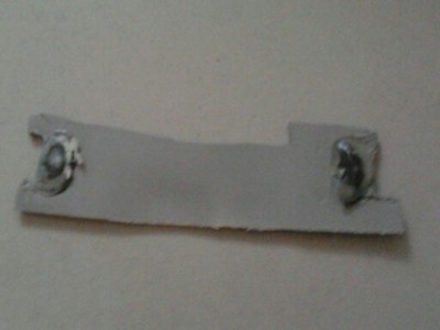 aissé de thermoformage sur un bout de PVC au micro-ondes ( raté )