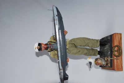 u-bootyp IIB (revell 1/144éme)+ kaleut 1/6éme